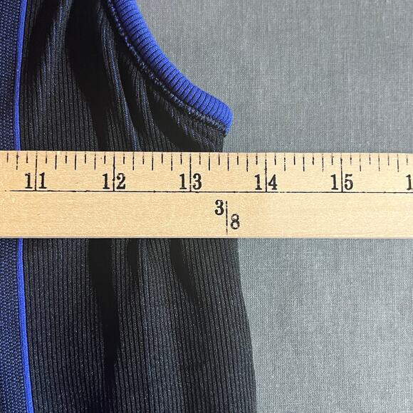 Derek Lam 10C X Athleta Tank Top Womens Medium Blue Colorblock Rib Knit Training - Picture 8 of 8